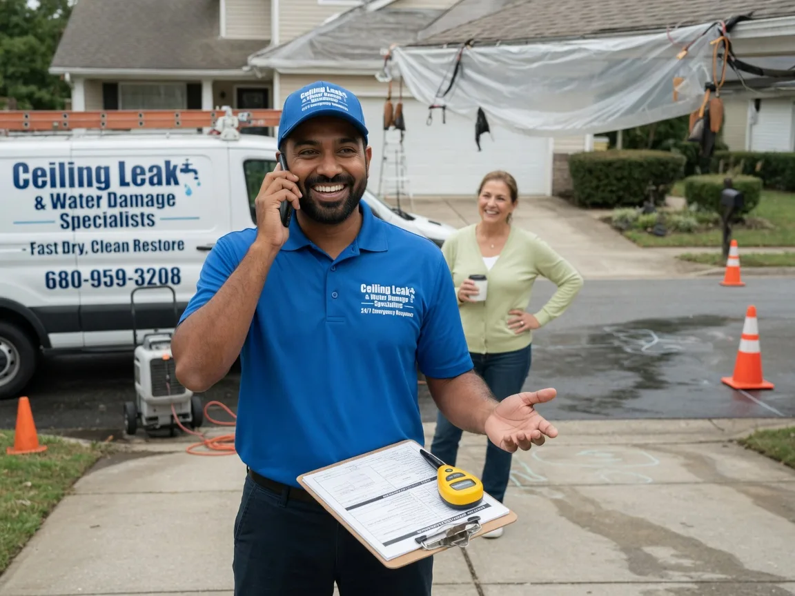 Ceiling Leak Cleanup Dayton, NV FAQs